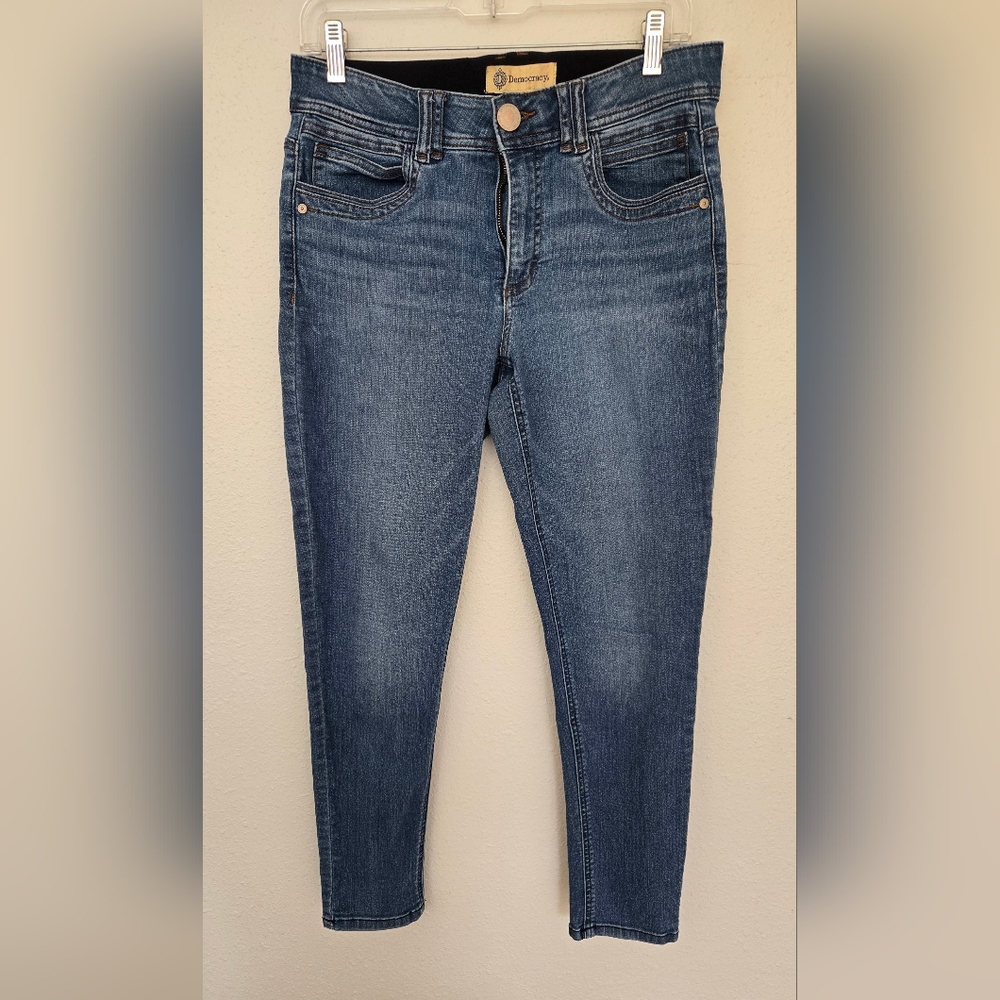 Democracy Skinny Ankle Jeans - Classic Blue
